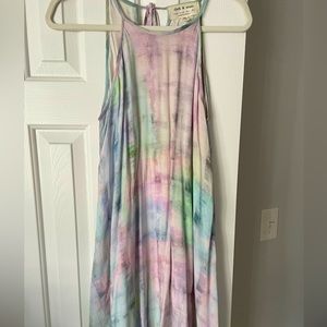 Cloth & Stone (Anthropologie) Tie Dye Minidress - Size Small